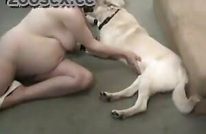 Chó đụ người phụ nữ trong clip khiêu dâm nóng bỏng